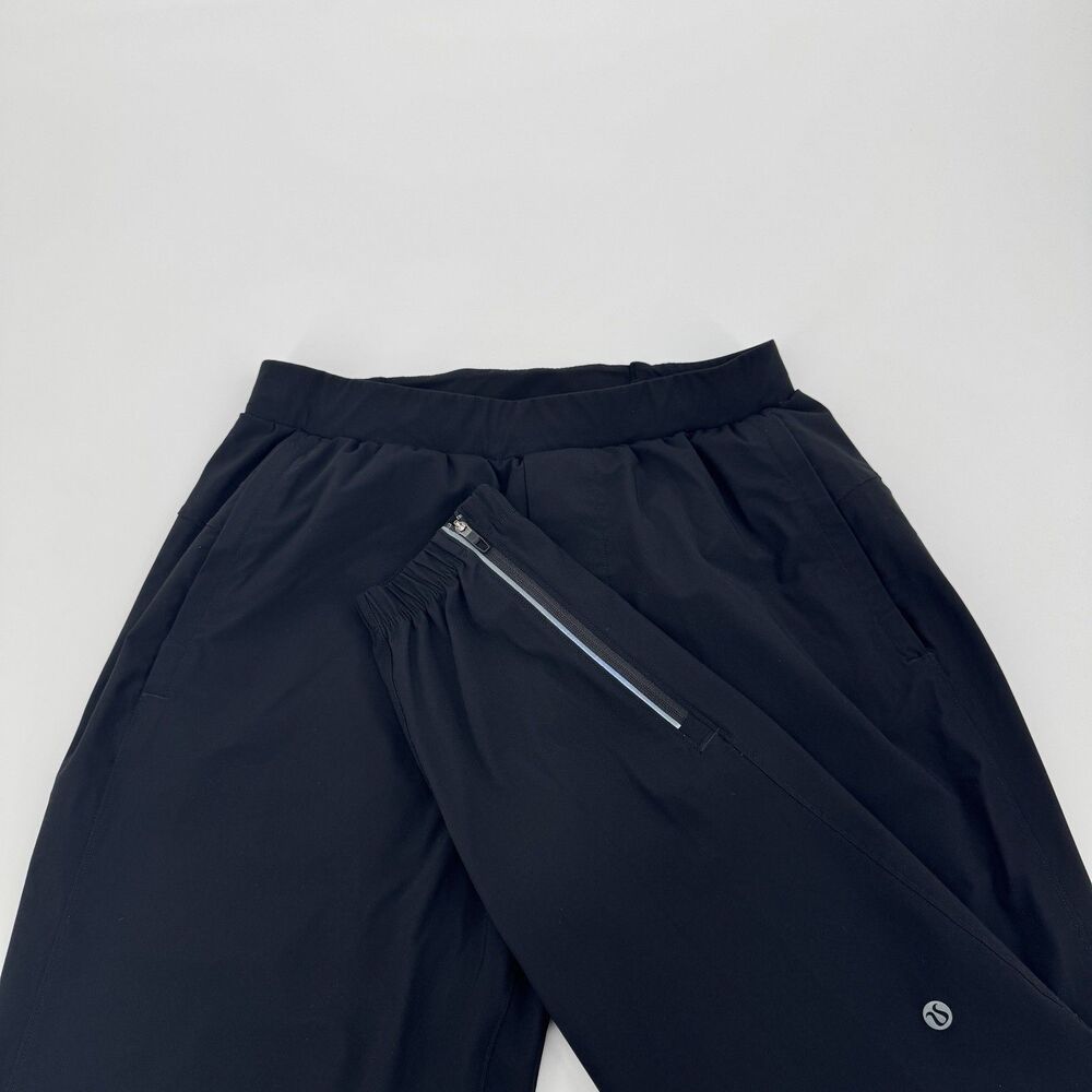Lululemon Black Surge Jogger Pants Ankle Zip Running Athletic Men’s Size S